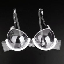 Load image into Gallery viewer, New Transparent Sexy Push Up Bra Strap Invisible Bras Women Underwire 3/4 Cup Invisible Thin Strap Plastic Sexy Bra
