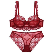 Load image into Gallery viewer, Erotic Plus Size Bra Set Push Up Bra And Panties Set | Sexy Lingerie Canada