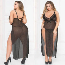 Load image into Gallery viewer, Plus Size Hollow Out Long Nightwear | Sexy Lingerie Canada