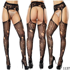 Sexy Lace Garter Hollow Out Stockings | Sexy Lingerie Canada