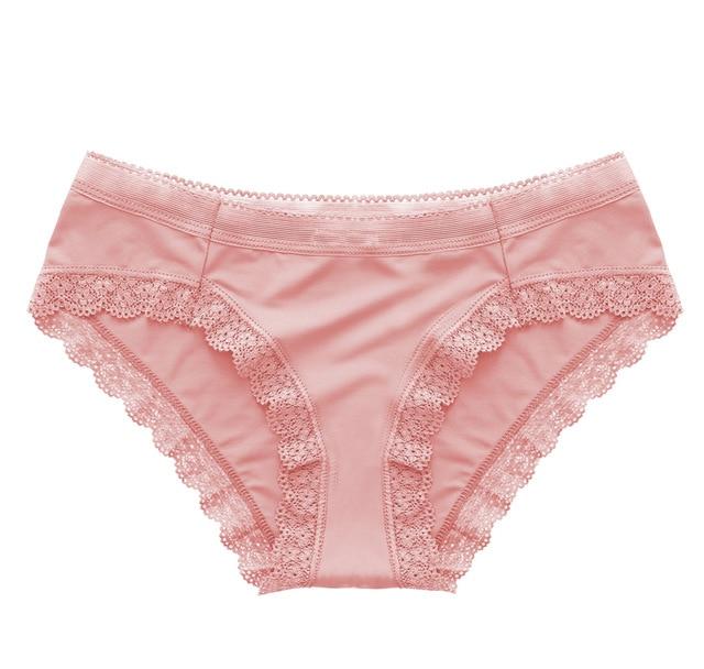 Delicate Rose Lace Panties for Women with Seamless Cut Underwear - Eve –  Bradoria Lingerie