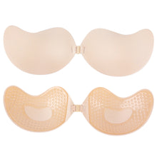 Load image into Gallery viewer, Women Self Adhesive Strapless Bandage Backless Solid Bra Stick Gel Silicone Push Up Underwear Invisible Bra Bust Braces Support