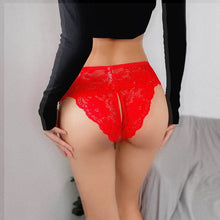 Load image into Gallery viewer, Lace Transparent Panties For Sex Women Open Crotch Sex Transparent Underwear Erotic Open Crotch Thongs Women Sexy Lingerie