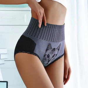 Women High Waist Panties Body Shaper Slimming Butt Lifter Shapewear Briefs Solid Color Underwear Seamless Tummy Control Panties