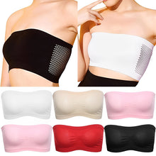 Load image into Gallery viewer, Women Seamless Invisible Bra Tube Top Underwear Lady Crop Top Sexy Lingerie Wrapped Chest Breathable Strapless Mesh Tube Top