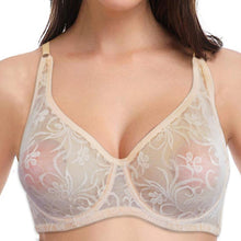Load image into Gallery viewer, Plus Size Sexy Hollow Out Delicate Embroidery Brassiere | Sexy Lingerie Canada