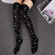 Load image into Gallery viewer, Women Sexy Soft Dot Star Style Cotton Stockings | Sexy Lingerie Canada
