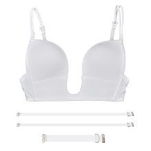 Load image into Gallery viewer, Women Push up Deep V Plunge Plus Size Wire Free Bra | Sexy Lingerie Canada