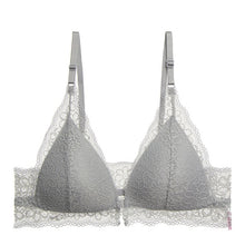 Load image into Gallery viewer, Women Wireless Front Closure Embroidered Push Up Bra | Sexy Lingerie Canada