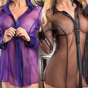 Women Stripper Long Sleeve Blouse | Sexy Lingerie Canada