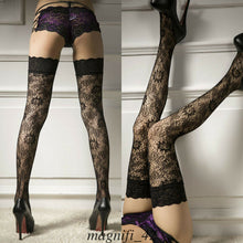 Load image into Gallery viewer, Women Sheer Lace High Hold-Up Stockings | Sexy Lingerie Canada