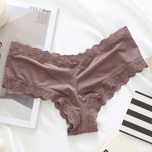 Women Satin Sexy Lace Seamless Panties | Sexy Lingerie Canada