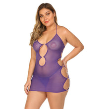 Load image into Gallery viewer, Women Sexy Plus Size With G-string Babydoll Erotic Nightdress | Sexy Lingerie Canada