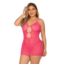 Load image into Gallery viewer, Women Sexy Plus Size With G-string Babydoll Erotic Nightdress | Sexy Lingerie Canada