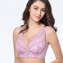 Load image into Gallery viewer, Women Sexy Lace Vest Plus Size 5-Hook Thin Bra | Sexy Lingerie Canada