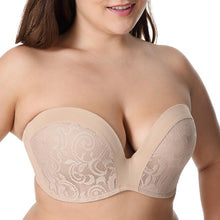 Load image into Gallery viewer, Women&#39;s Push Up Lace Strapless Bra | Sexy Lingerie Canada
