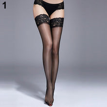 Load image into Gallery viewer, Women&#39;s High Stockings Lace Top | Sexy Lingerie Canada