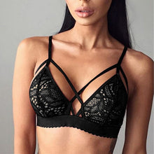 Load image into Gallery viewer, Women Sexy Crossing Bandage Sheer Lace Bra | Sexy Lingerie Canada