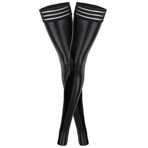 PU Leather Over Knee Stockings | Sexy Lingerie Canada
