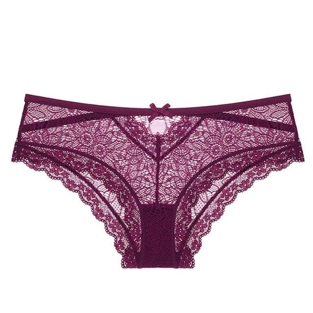 Sexy Lace Low-waist Transparent Panties | Sexy Lingerie Canada