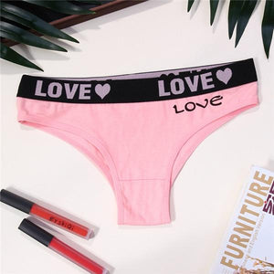 Sexy LOVE Letter Seamless Panties | Sexy Lingerie Canada