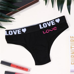 Sexy LOVE Letter Seamless Panties | Sexy Lingerie Canada