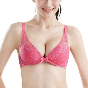 Sexy Push Up Bra Gathed Lace Padded High Quality Brand Bra | Sexy Lingerie Canada