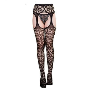 Sexy Stockings Open Crotch Plus Size Women | Sexy Lingerie Canada