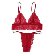 Load image into Gallery viewer, Sexy Transparent Lace Lingerie Set | Sexy Lingerie Canada