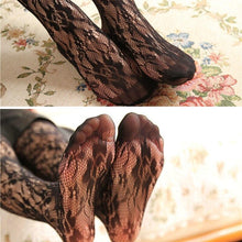 Load image into Gallery viewer, Sexy Women Rose Flower Lace Mesh Stockings | Sexy Lingerie Canada