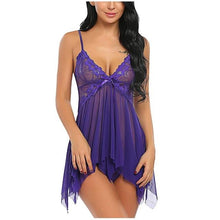 Load image into Gallery viewer, Sexy Women See Through Baby doll Nightwear | Sexy Lingerie Canada
