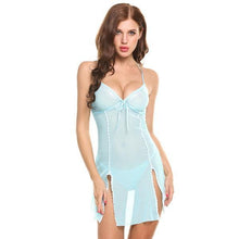 Load image into Gallery viewer, V-Neck See-through Backless Nightdress | Sexy Lingerie Canada