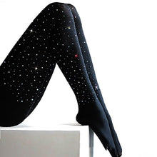 Load image into Gallery viewer, Women Crystal Rhinestone Diamond Shinny Fishnet Stockings | Sexy Lingerie Canada