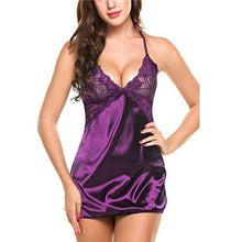 Load image into Gallery viewer, Women Deep V Neck Hot Robe Nightie | Sexy Lingerie Canada
