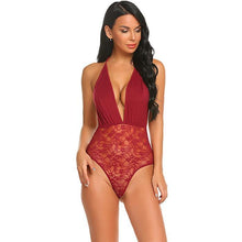 Load image into Gallery viewer, Women Hot Erotic Lingerie Floral Babydoll Bodysuit | Sexy Lingerie Canada