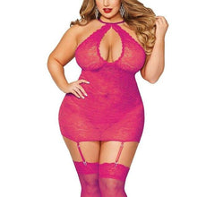 Load image into Gallery viewer, Women Lingerie With G-string Plus Size Open Back Sleepwear | Sexy Lingerie Canada