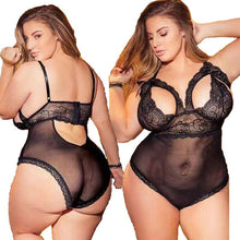 Load image into Gallery viewer, Women Plus Size Babydoll See Through Nightwear | Sexy Lingerie Canada