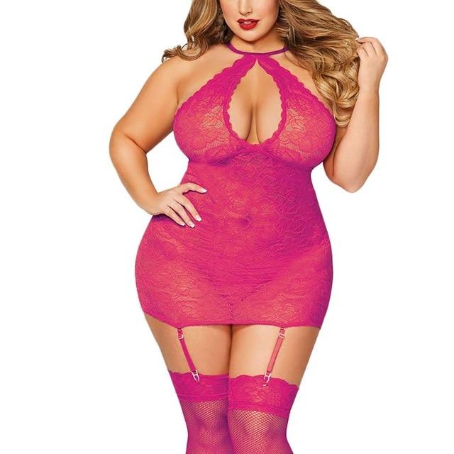 Women Plus Size Sexy Lingerie With Garters | Sexy Lingerie Canada